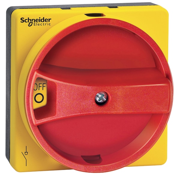 Recessed Red Handle Screw Fixing