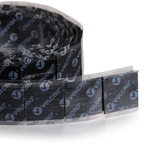 Reclosable Fastener, Black, 1200 PK