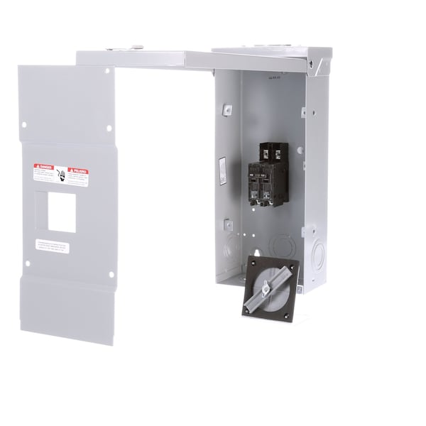 Circuit Breaker Enclosure, W0, 100A, 120/240V AC, Main Circuit Breaker, 1 Phase