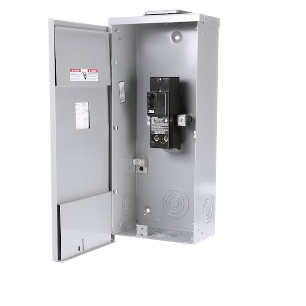 Circuit Breaker Enclosure, W0, 200A, 120/240V AC, Main Circuit Breaker, 1 Phase