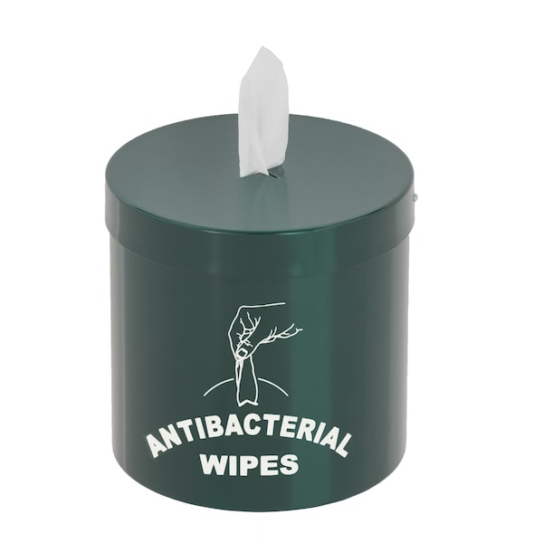 Gym Wipe Dispenser, Wall Mounted, Logo, Gre