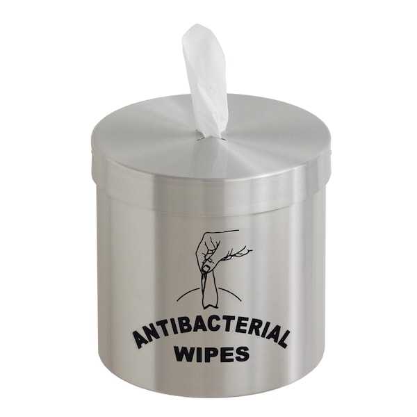 Gym Wipe Dispenser, Wall Mounted, Logo, Sil
