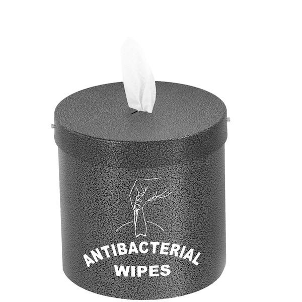 Gym Wipe Dispenser, Wall Mounted, Logo, Gre