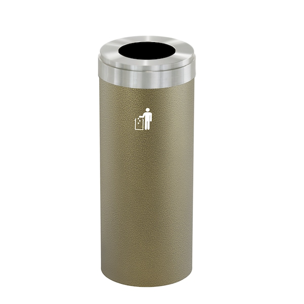 Waste Receptacle, Liner, 12 gal., Bronze Ve