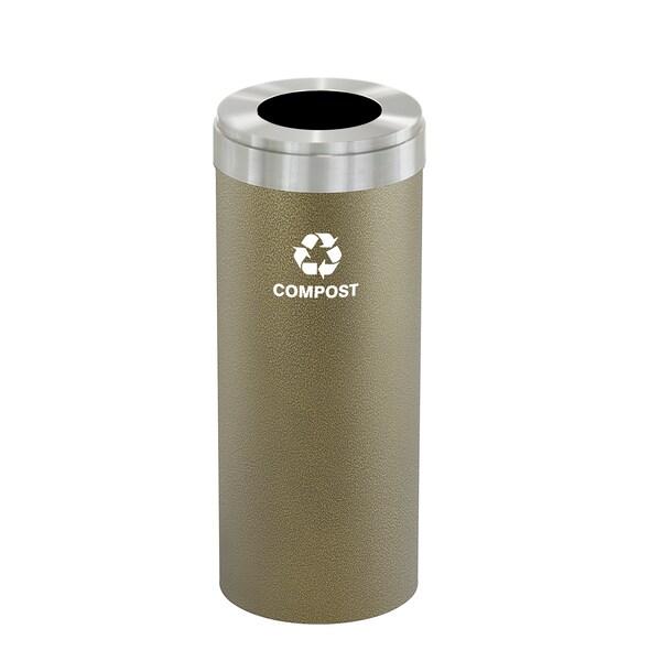 Waste Receptacle, Liner, 12 gal., Bronze Ve