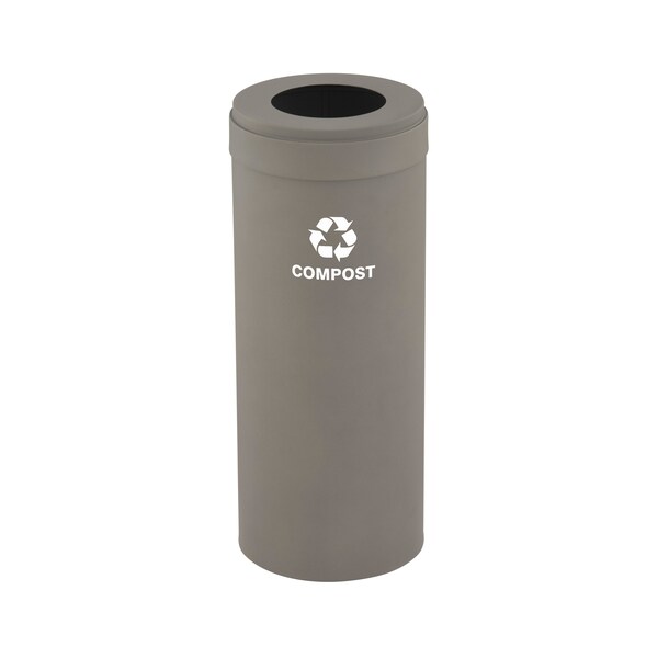 Waste Receptacle, Liner, 12 gal., Nickel/Ni