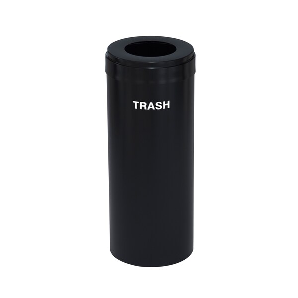Waste Receptacle, No Liner, 15 gal., Satin