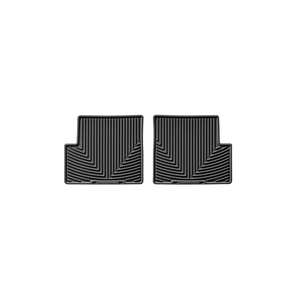 Rear Rubber Mats/Black, W125