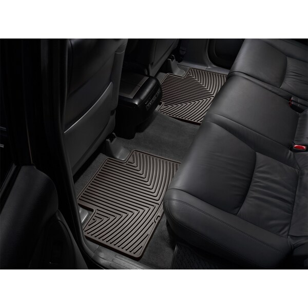 Rear Rubber Mats/Cocoa, W136CO