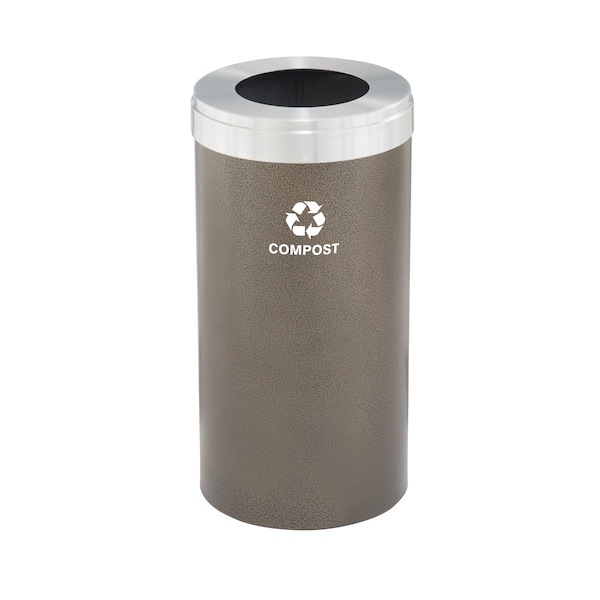 Waste Receptacle, Liner, 16 gal., Bronze Ve