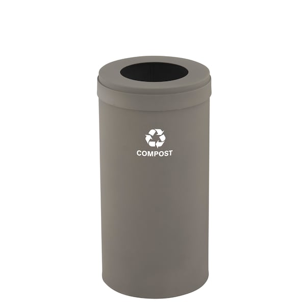 Waste Receptacle, Liner, 16 gal., Nickel/Ni