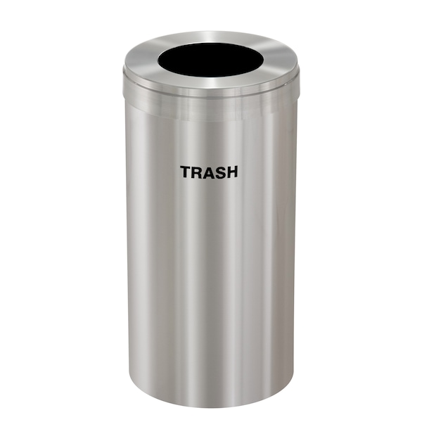 Waste Receptacle, Liner, 16 gal., Silver/Si