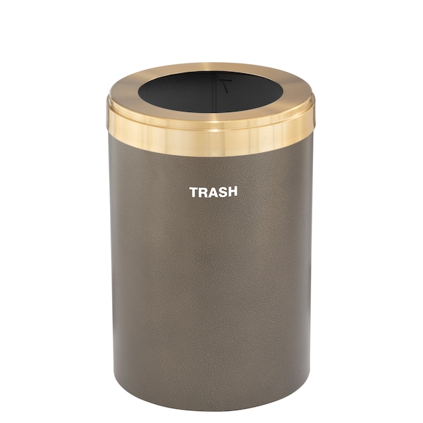 Waste Receptacle, Liner, 16 gal., Bronze Ve