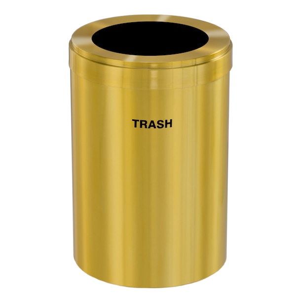 Waste Receptacle, No Liner, 41 gal., Satin