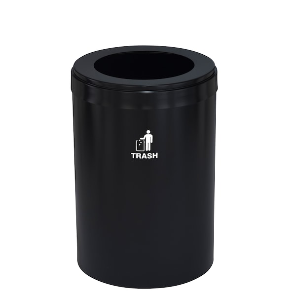 Waste Receptacle, No Liner, 41 gal., Satin