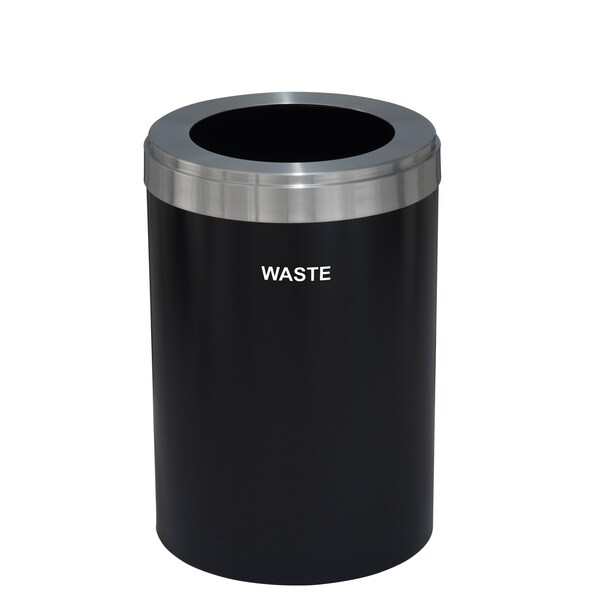Waste Receptacle, No Liner, 41 gal., Satin
