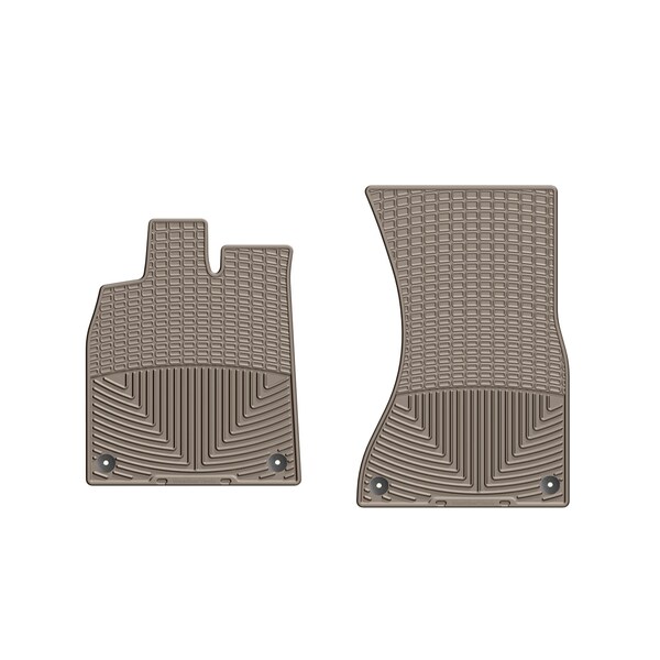 Front Rubber Mats/Tan, W300TN