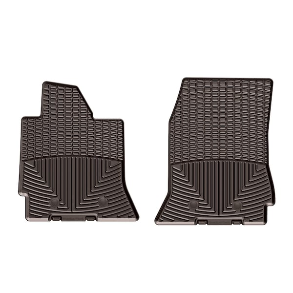 Front Rubber Mats/Cocoa, W352CO