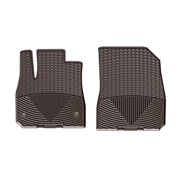 Front Rubber Mats/Cocoa, W394CO
