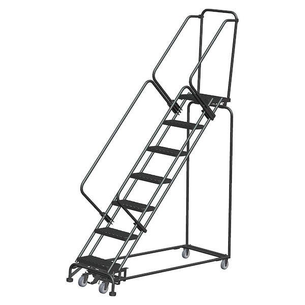 Lockstep Rolling Ladder, Steel, 70 in.H