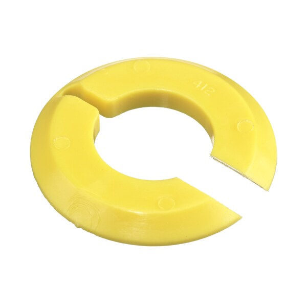 External Retaining Ring, Nylon, Zinc Yellow Finish