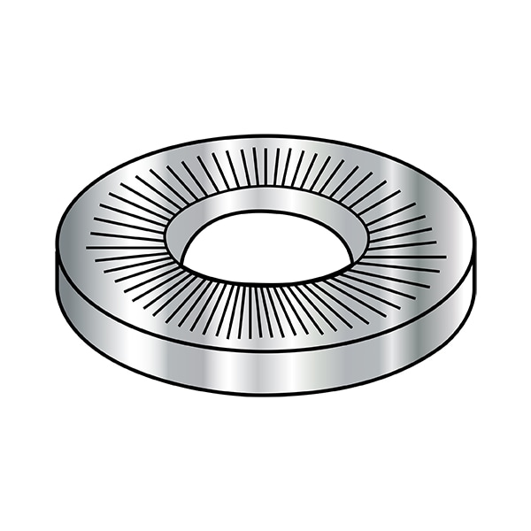 M8X18X1.4 MET SERR CONICAL SPRG WSH STAINLESS STEEL