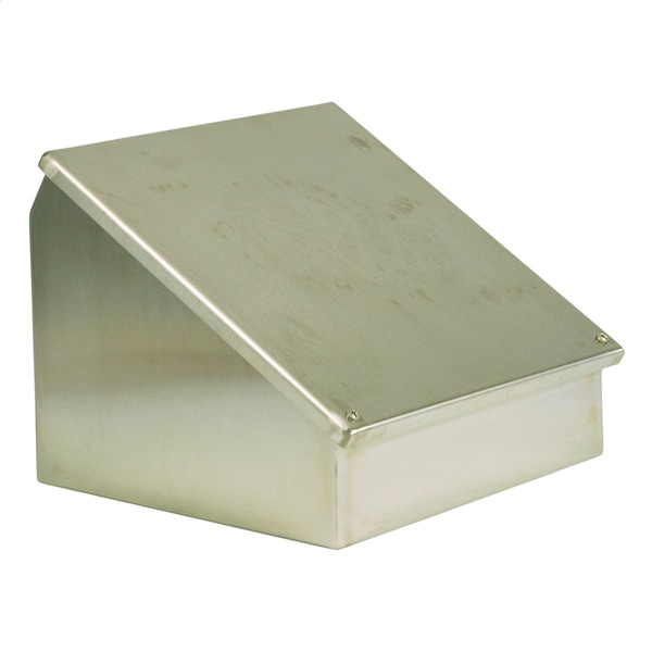 Captive Screws Electrical Enclosures, 16 in H, 11 in D, 16 in W, 12, 304 Stainless Steel