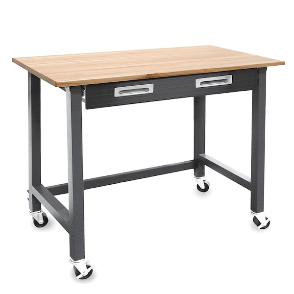 Wood Top Workbench, Satin
