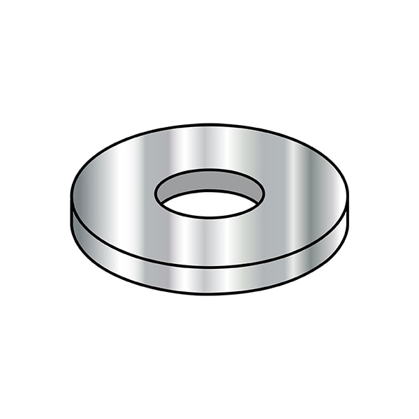 Fender Washer, Fits Bolt Size 1/2" , 316 Stainless Steel Plain Finish, 500 PK