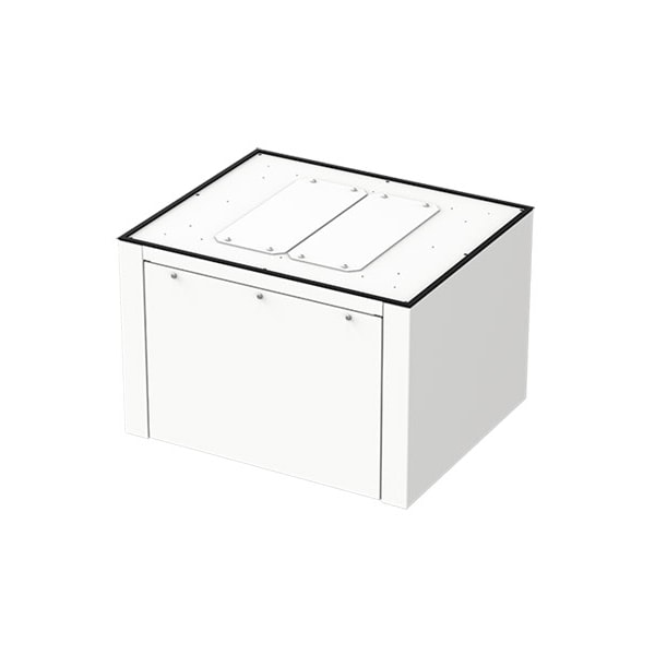 Bases, 24.00x36.00x30.00, White, Aluminum