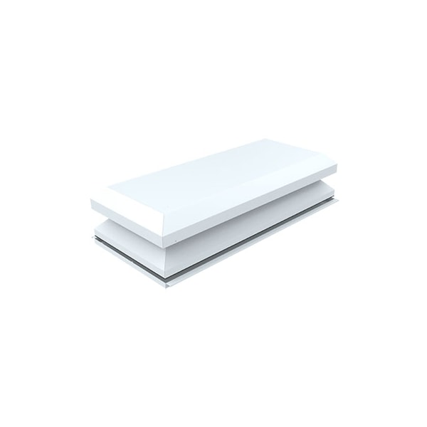Tops, 15.53x68.89x33.42, White, Aluminum