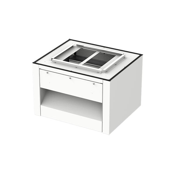 Bases, 24.00x36.00x30.00, White, Aluminum