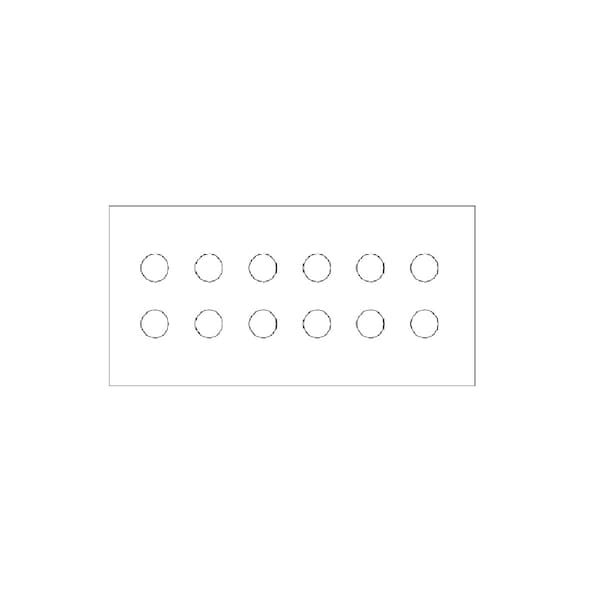 N12 30.5MM 12 PB CONS 7.2X15.2X6.7 CS-GR
