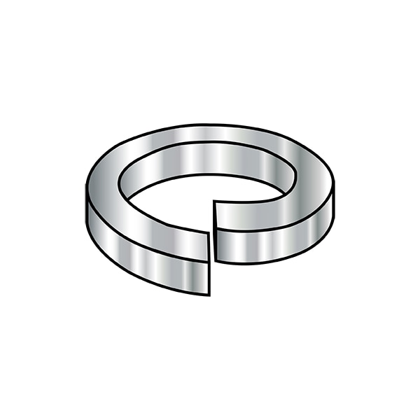 Split Lock Washer, For Screw Size 5/16 in 18-8 Stainless Steel, Plain Finish, 5000 PK