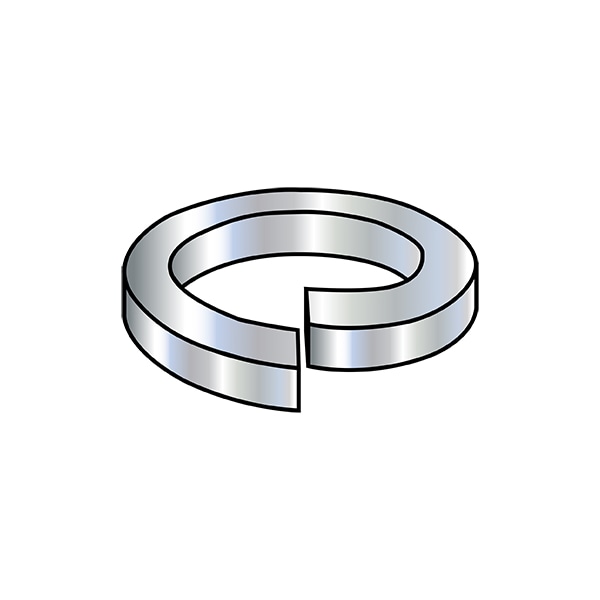 Split Lock Washer, For Screw Size 7/8 in Steel, Zinc Plated Finish, 350 PK