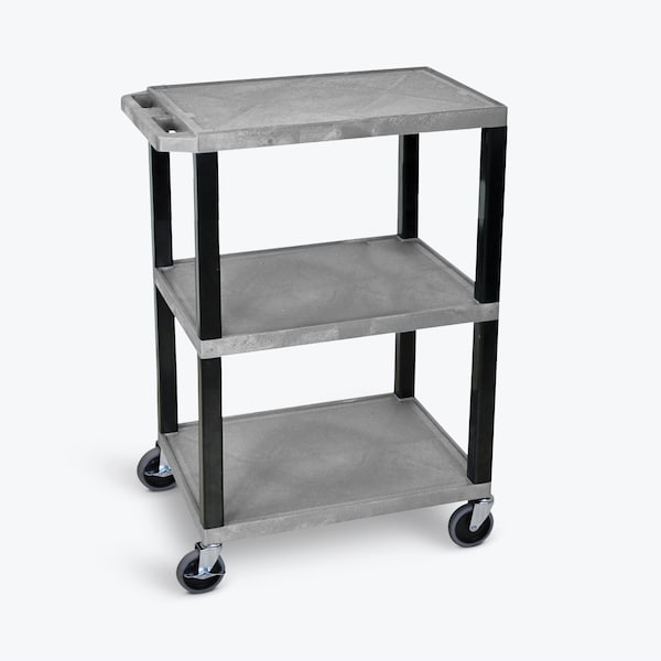 Tuffy Utility Cart with Three Shelves