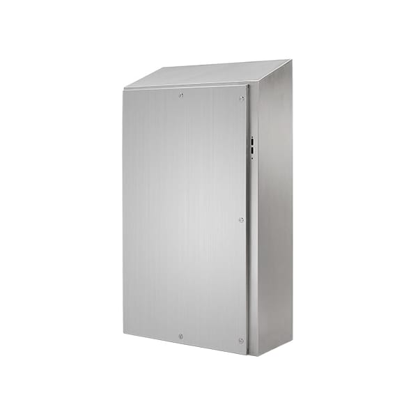 1/4 Turn Latch Electrical Enclosures, 24 in H, 8 in D, 25 in W, NEMA 4X, 304 Stainless Steel