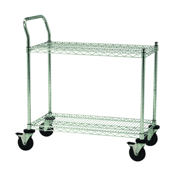 Cart, SglHdl, 2-Shlf, 18x30x40