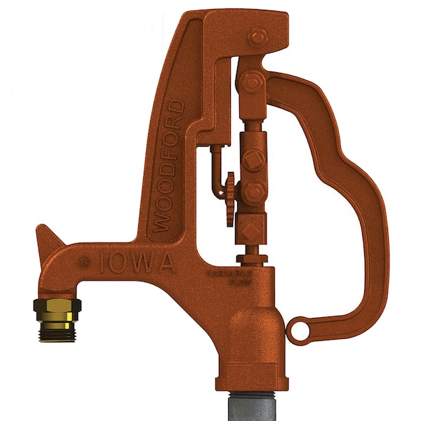 Yard Hydrant, 3/4"x3/4" NPTxMPT 1-1/