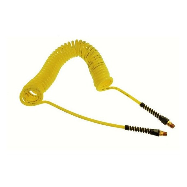 Flexcoil 3/8" ID x 20' 1/4" MPT Swivel Yellow