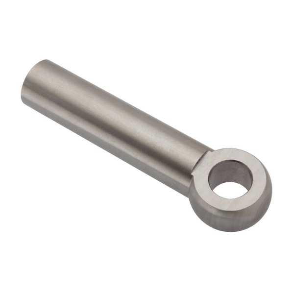 Rod End, 18-8 Stainless Steel, Plain, 3/4"-10 Thrd Sz, 1 in Thrd Lg, 5-1/4 in Overall Lg