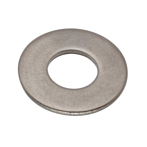 Flat Washer, For Screw Size 1/4" , 335 Stainless Steel Plain Finish, 100 PK