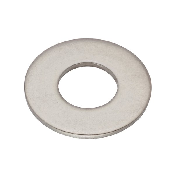 Flat Washer, For Screw Size 5/16" , 18-8 Stainless Steel Plain Finish, 100 PK