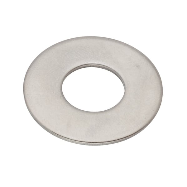 Flat Washer, For Screw Size 7/16" , 18-8 Stainless Steel Plain Finish, 100 PK