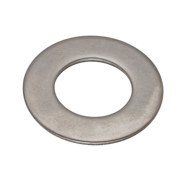 Flat Washer, For Screw Size 9/16" , 18-8 Stainless Steel Plain Finish, 100 PK