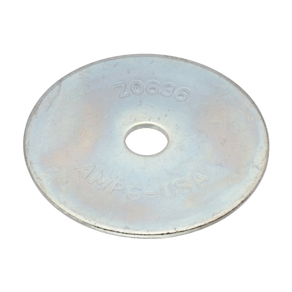 Fender Washer, For Screw Size 5/16" , Steel Zinc Plated Finish, 50 PK
