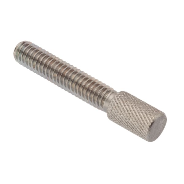 Thumb Screw, 5/16"-18 Thread Size, Knurl Narrow Head, Plain Stainless Steel, 1-1/2 in Lg