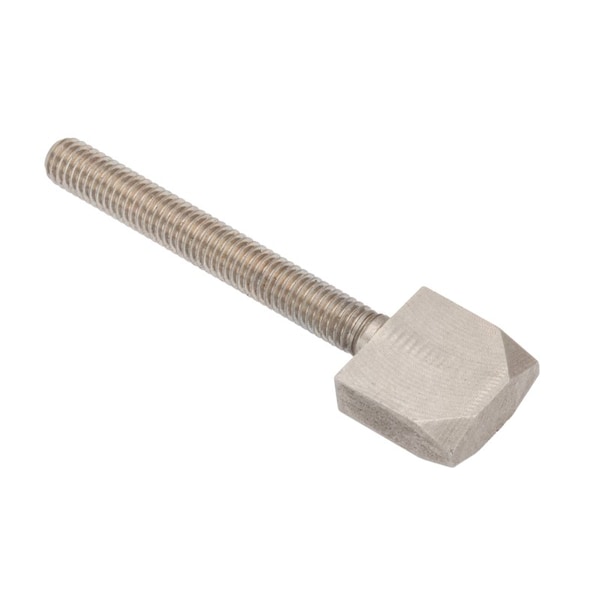 Thumb Screw, #10-32 Thread Size, Spade, Plain 18-8 Stainless Steel, 1/2 in Head Ht, 1 1/2 in Lg