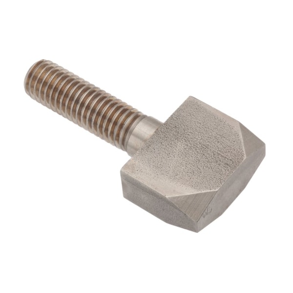 Thumb Screw, 1/2"-13 Thread Size, Spade, Plain 18-8 Stainless Steel, 1 in Head Ht, 1 3/4 in Lg