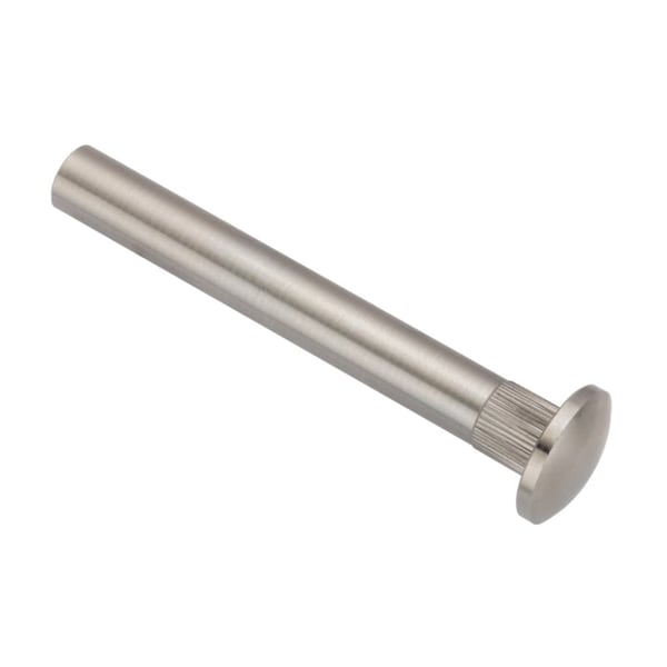 Arch Barrel, #8-32, 2 in Brl Lg, 1/4 in Brl Dia, 316 Stainless Steel Unfinished